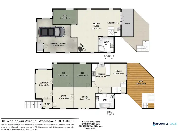 Floorplan of Homely house listing, 18 Wooloowin Avenue, Wooloowin QLD 4030