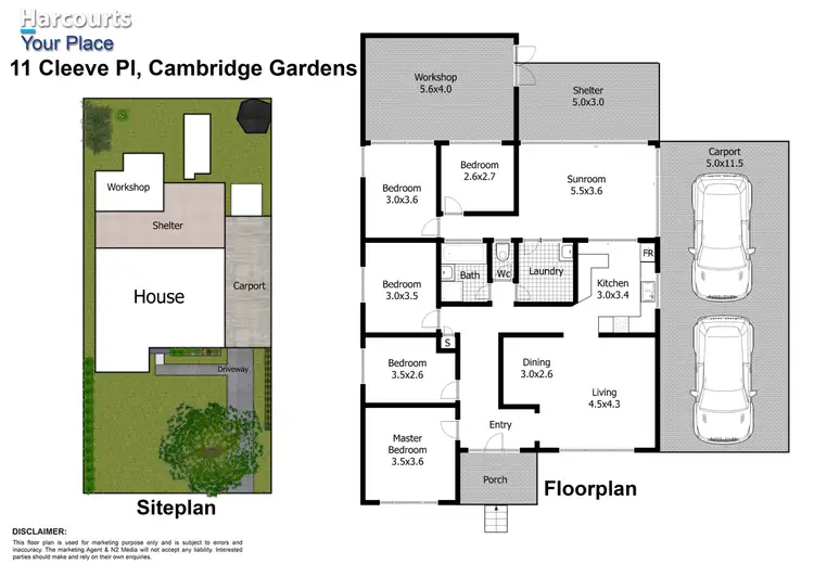Floorplan of Homely house listing, 11 Cleeve Place, Cambridge Gardens NSW 2747