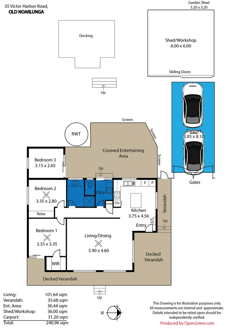 Floorplan of Homely house listing, 35 Victor Harbor Road, Old Noarlunga SA 5168