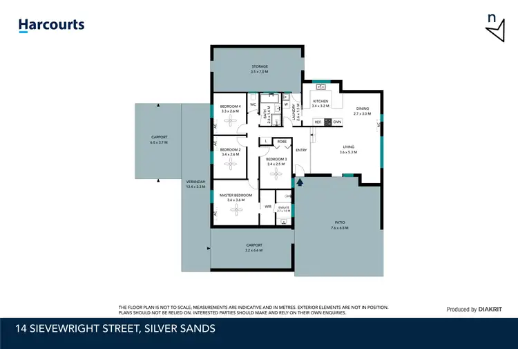 Floorplan of Homely house listing, 14 Sievewright Street, Silver Sands WA 6210