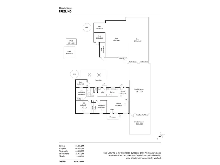 Floorplan of Homely house listing, 9 Rohde Street, Freeling SA 5372