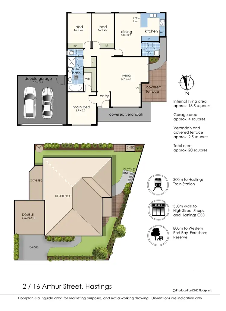 Floorplan of Homely house listing, 2/16 Arthur Street, Hastings VIC 3915