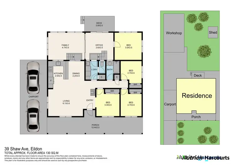 Floorplan of Homely house listing, 39 Shaw Avenue, Eildon VIC 3713