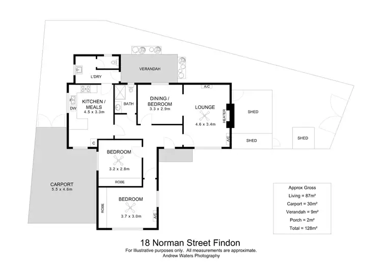 Floorplan of Homely house listing, 18 Norman Street, Findon SA 5023