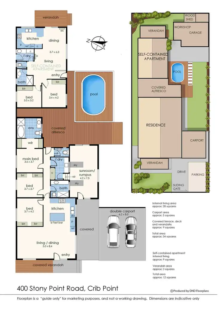 Floorplan of Homely house listing, 400 Stony Point Road, Crib Point VIC 3919