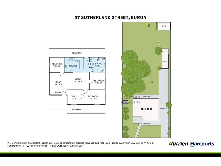 Floorplan of Homely house listing, 37 Sutherland Street, Euroa VIC 3666