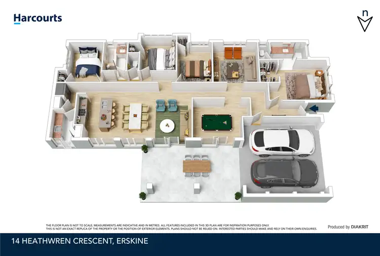 Floorplan of Homely house listing, 14 Heathwren Crescent, Erskine WA 6210