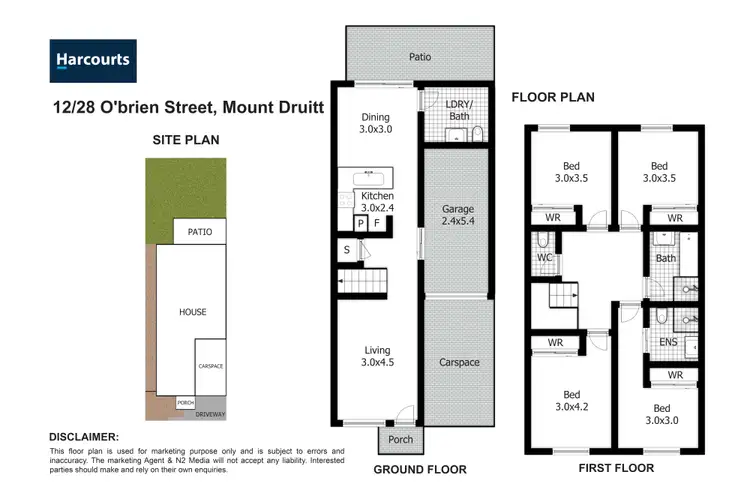 Floorplan of Homely house listing, 12/28 O'Brien Street, Mount Druitt NSW 2770