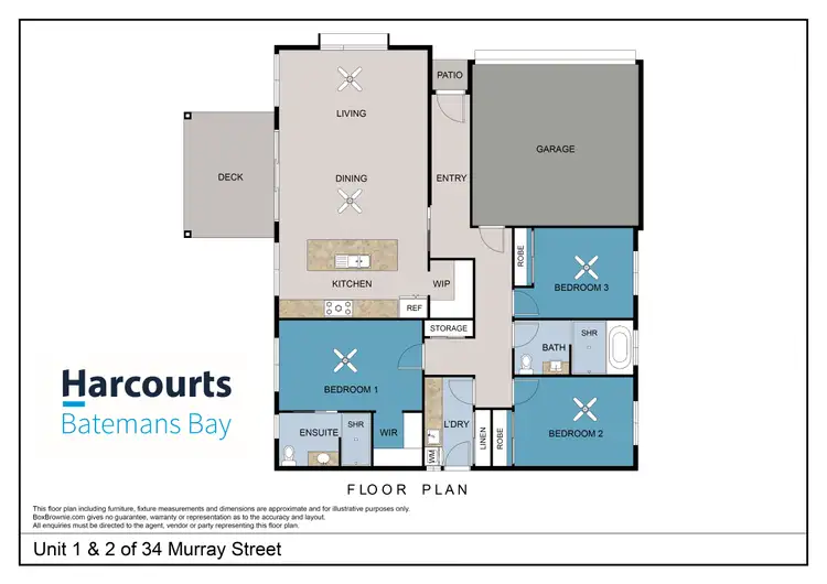 Floorplan of Homely townhouse listing, 34 Murray Street, Moruya NSW 2537