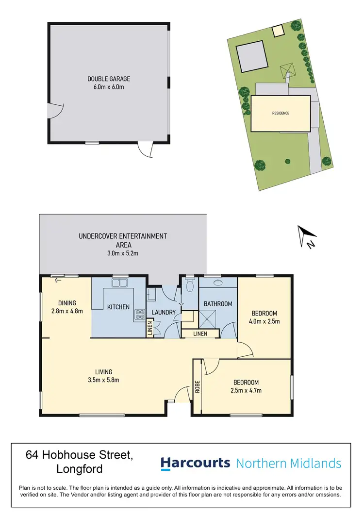Floorplan of Homely house listing, 64 Hobhouse Street, Longford TAS 7301