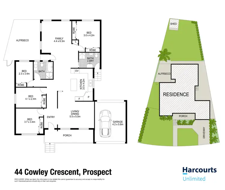 Floorplan of Homely house listing, 44 Cowley Crescent, Prospect NSW 2148