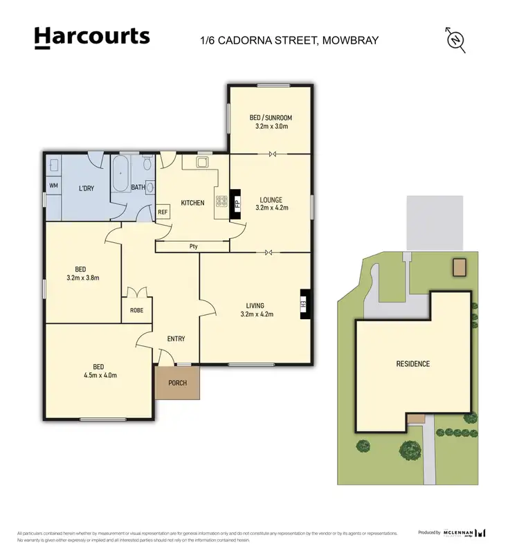 Floorplan of Homely house listing, 1/6 Cadorna Street, Mowbray TAS 7248