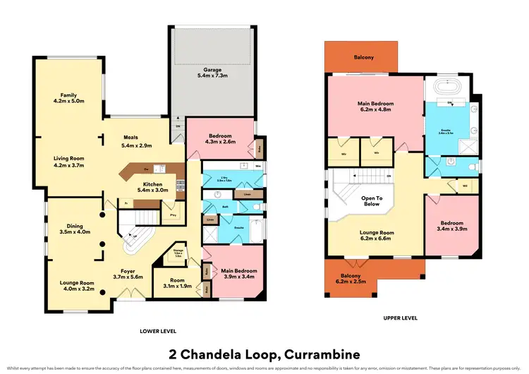 Floorplan of Homely house listing, 2 Chandela Loop, Currambine WA 6028