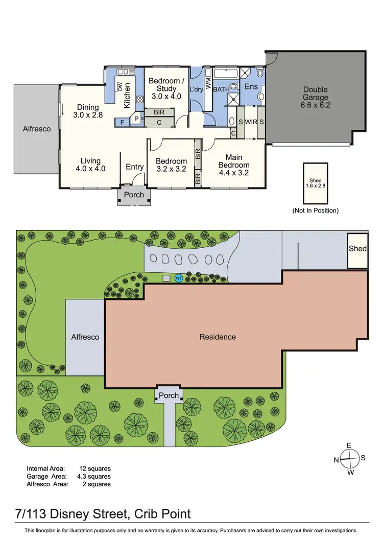 Floorplan of Homely house listing, 7/113 Disney Street, Crib Point VIC 3919