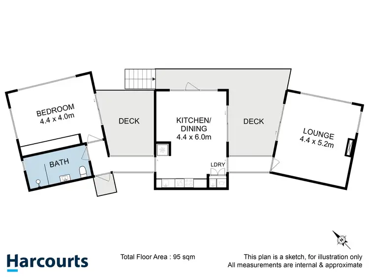 Floorplan of Homely house listing, 95a Channel Highway, Taroona TAS 7053