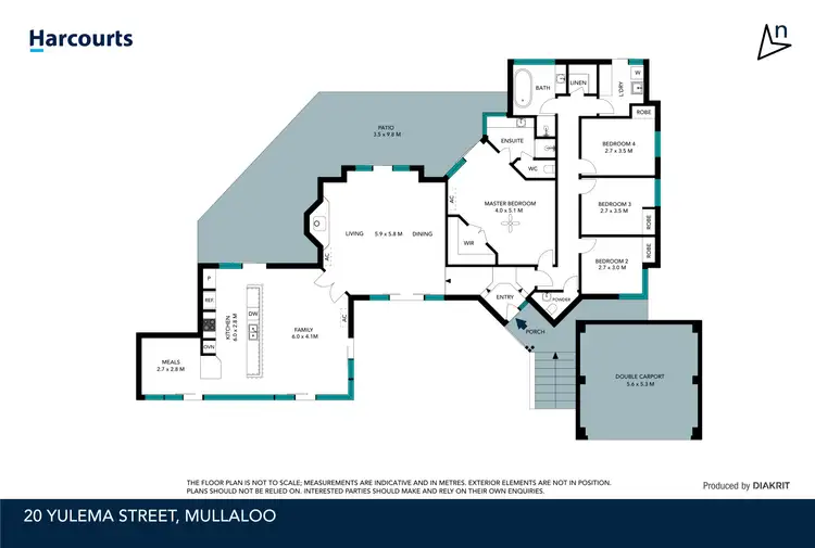 Floorplan of Homely house listing, 20 Yulema Street, Mullaloo WA 6027