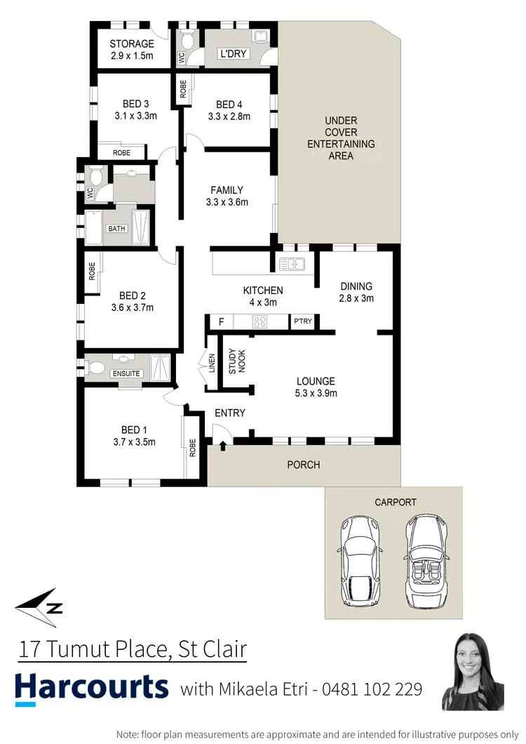 Floorplan of Homely house listing, 17 Tumut Place, St Clair NSW 2759
