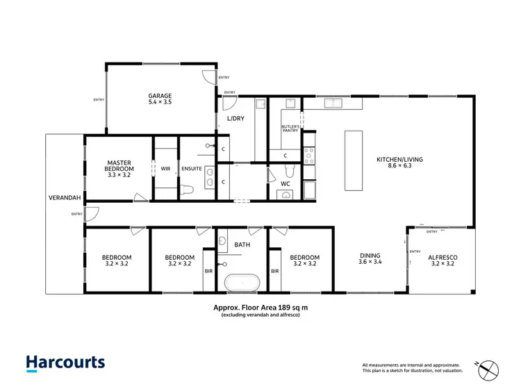 Floorplan of Homely house listing, 10 Brighton Place, Wynyard TAS 7325