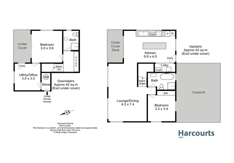 Floorplan of Homely unit listing, 1/12 Maydena Place, Parklands TAS 7320