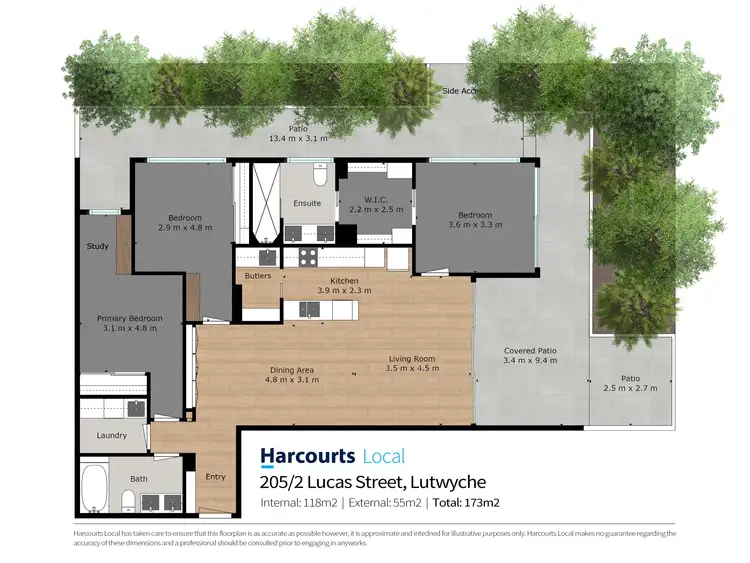 Floorplan of Homely apartment listing, 205/2 Lucas Street, Lutwyche QLD 4030