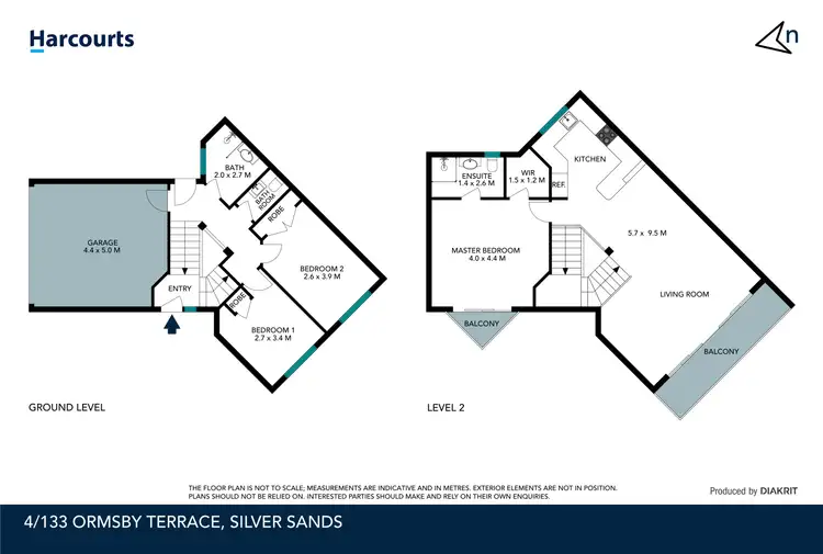 Floorplan of Homely townhouse listing, 4/133 (2/133) Ormsby Terrace, Silver Sands WA 6210