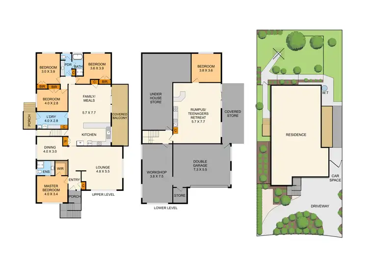 Floorplan of Homely house listing, 7 Leon Court, Ferntree Gully VIC 3156