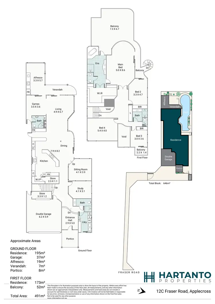 Floorplan of Homely house listing, 12C Fraser Road, Applecross WA 6153