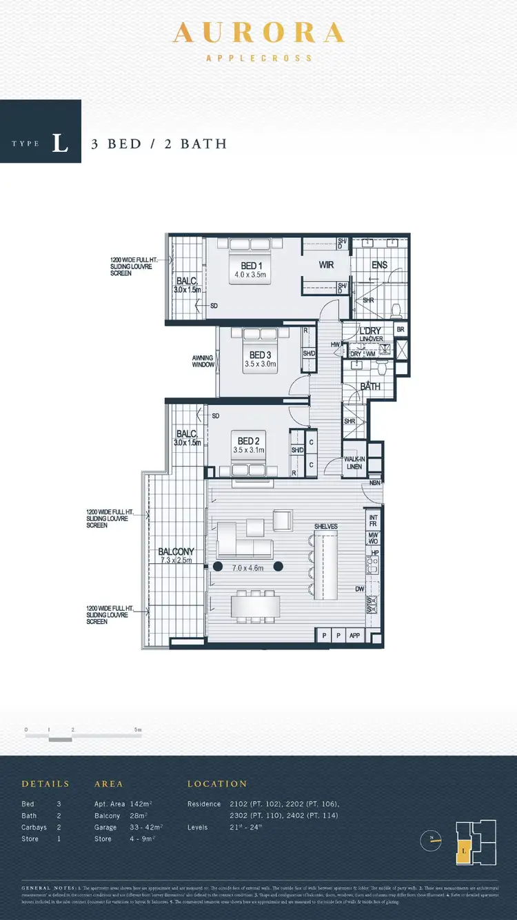 Floorplan of Homely apartment listing, 2102/3 Kintail Road, Applecross WA 6153