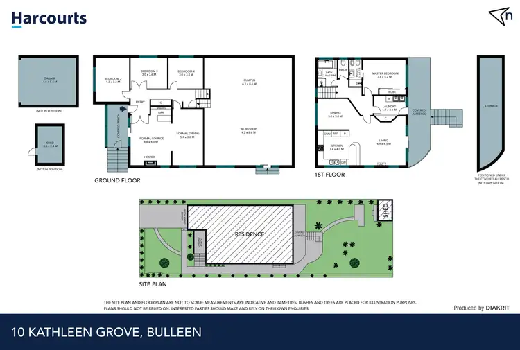 Floorplan of Homely house listing, 10 Kathleen Grove, Bulleen VIC 3105