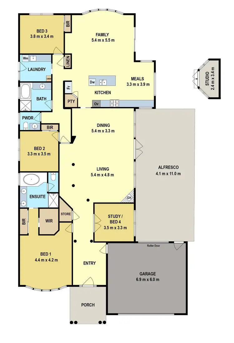 Floorplan of Homely house listing, 16 Kellbourne Drive, Rowville VIC 3178