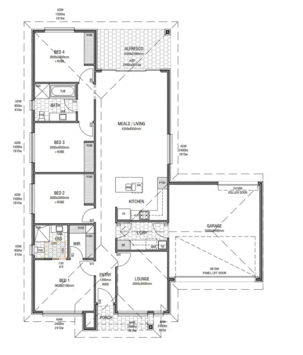 Floorplan of Homely house listing, Lot 93 Virginia Park Estate, Virginia SA 5120