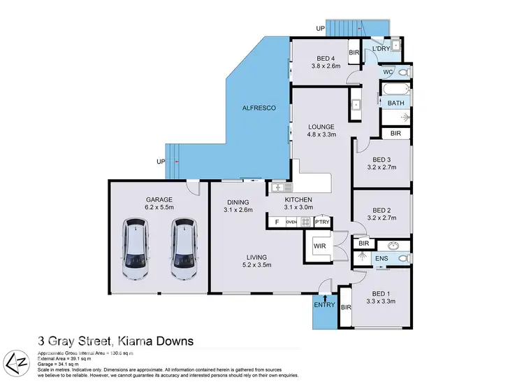 Floorplan of Homely house listing, 3 Gray Street, Kiama Downs NSW 2533