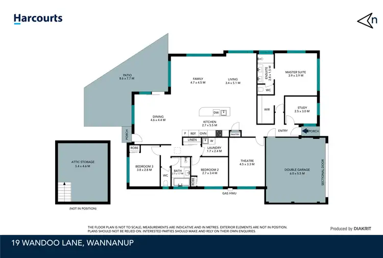 Floorplan of Homely house listing, 19 Wandoo Lane, Falcon WA 6210