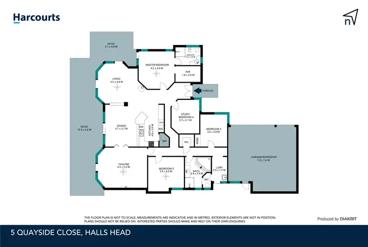 Floorplan of Homely house listing, 5 Quayside Close, Halls Head WA 6210