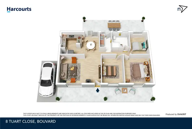 Floorplan of Homely house listing, 8 Tuart Close, Bouvard WA 6211