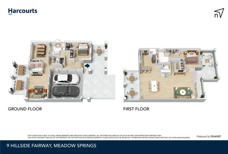 Floorplan of Homely house listing, 9 Hillside Fairway, Meadow Springs WA 6210