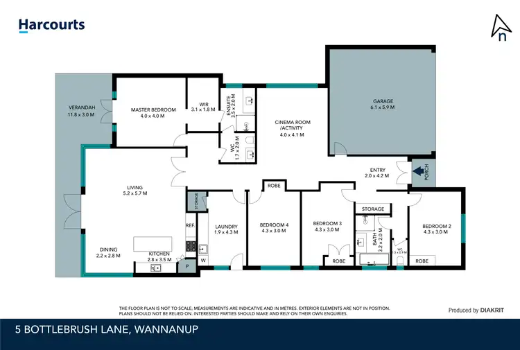 Floorplan of Homely house listing, 5 Bottlebrush Lane, Wannanup WA 6210