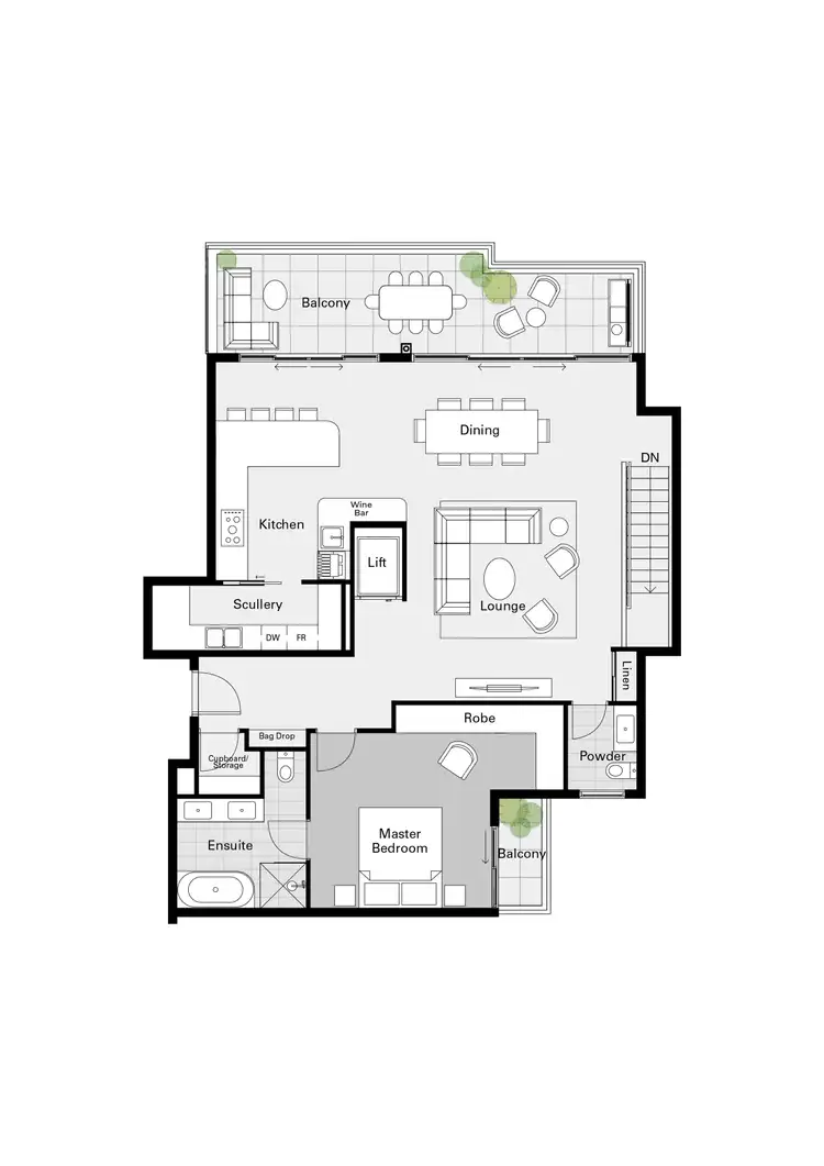 Floorplan of Homely apartment listing, 603/29 Roydhouse Street, Subiaco WA 6008
