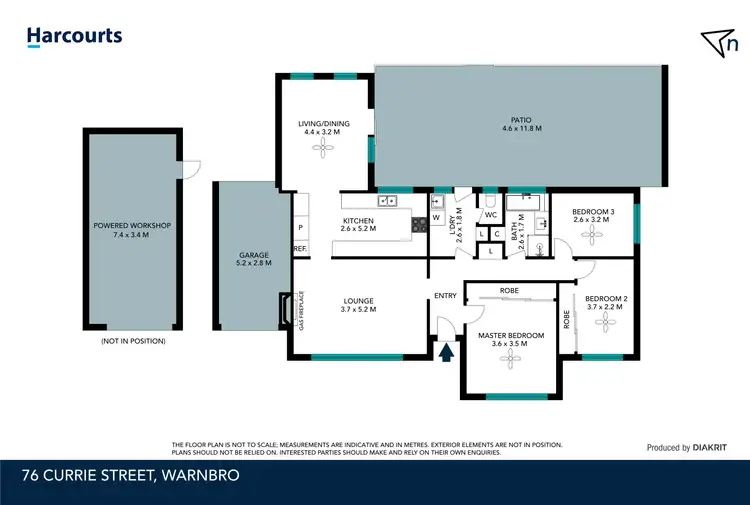 Floorplan of Homely house listing, 76 Currie Street, Warnbro WA 6169