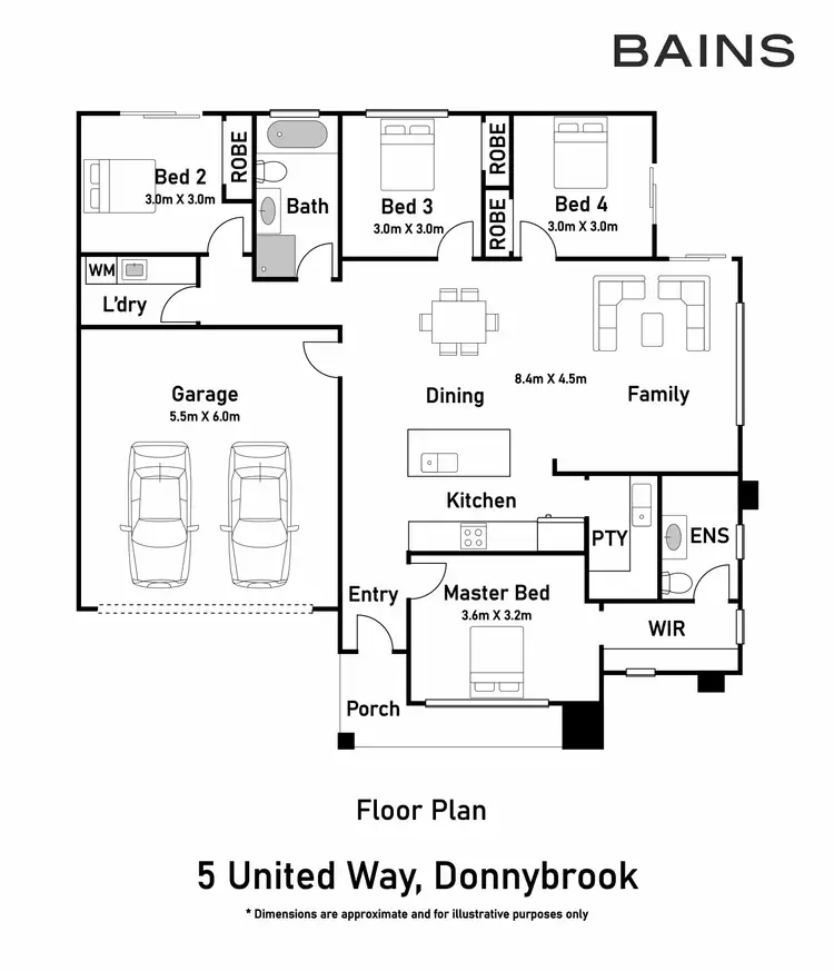 Floorplan of Homely house listing, 5 United Way, Donnybrook VIC 3064