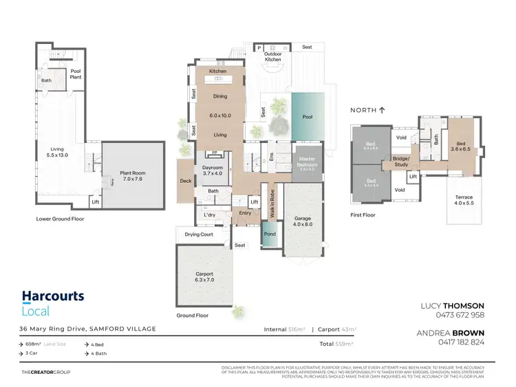 Floorplan of Homely house listing, 36 Mary Ring Drive, Samford Village QLD 4520