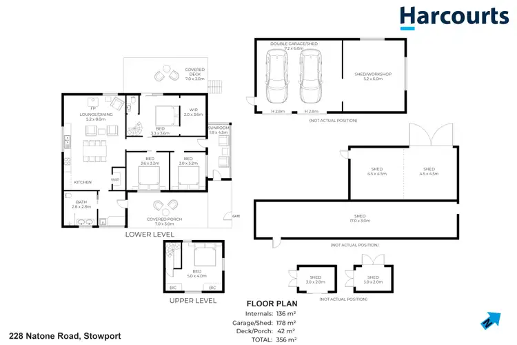 Floorplan of Homely house listing, 228 Natone Road, Stowport TAS 7321