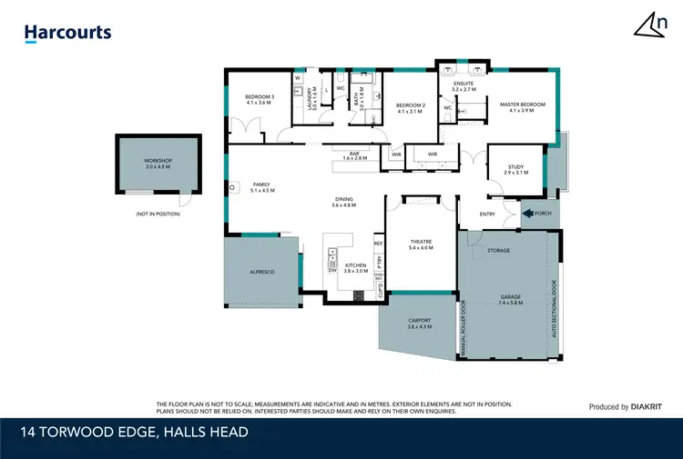 Floorplan of Homely house listing, 14 Torwood Edge, Halls Head WA 6210