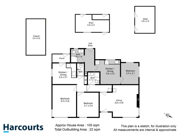 Floorplan of Homely house listing, 424 Brooker Highway, Derwent Park TAS 7009