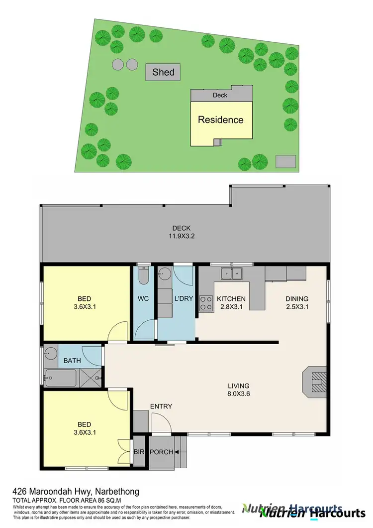Floorplan of Homely house listing, 426 Maroondah Highway, Narbethong VIC 3778
