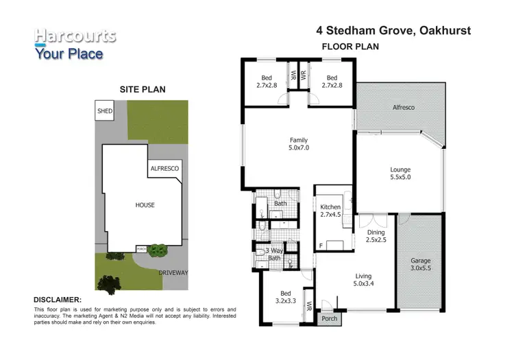Floorplan of Homely house listing, 4 Stedham Grove, Oakhurst NSW 2761