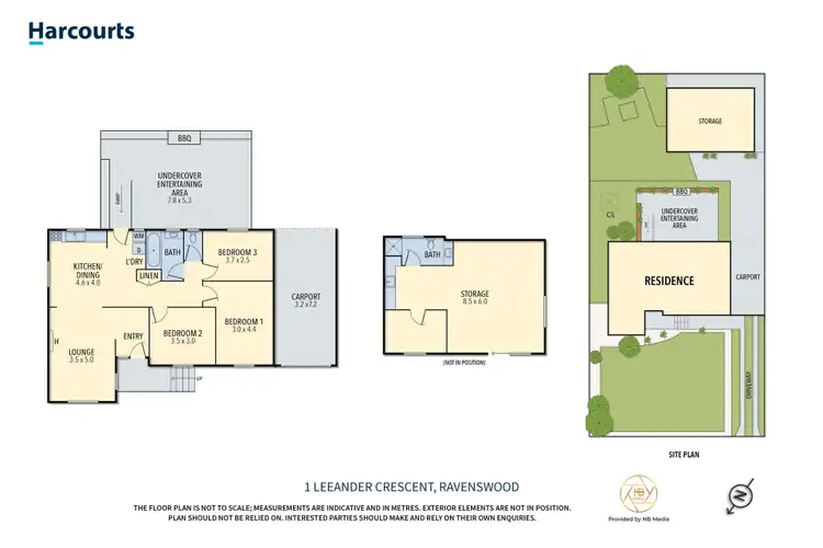 Floorplan of Homely house listing, 1 Leeander Crescent, Ravenswood TAS 7250