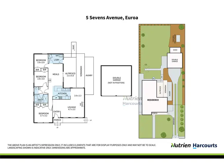 Floorplan of Homely house listing, 5 Sevens Avenue, Euroa VIC 3666