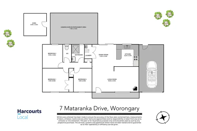 Floorplan of Homely house listing, 7 Mataranka Drive, Worongary QLD 4213