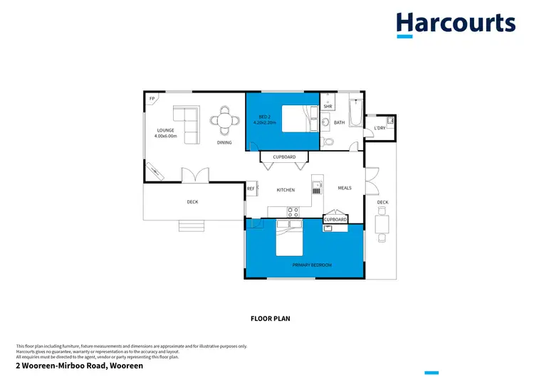 Floorplan of Homely house listing, 2 Wooreen Mirboo Rd, Wooreen VIC 3953